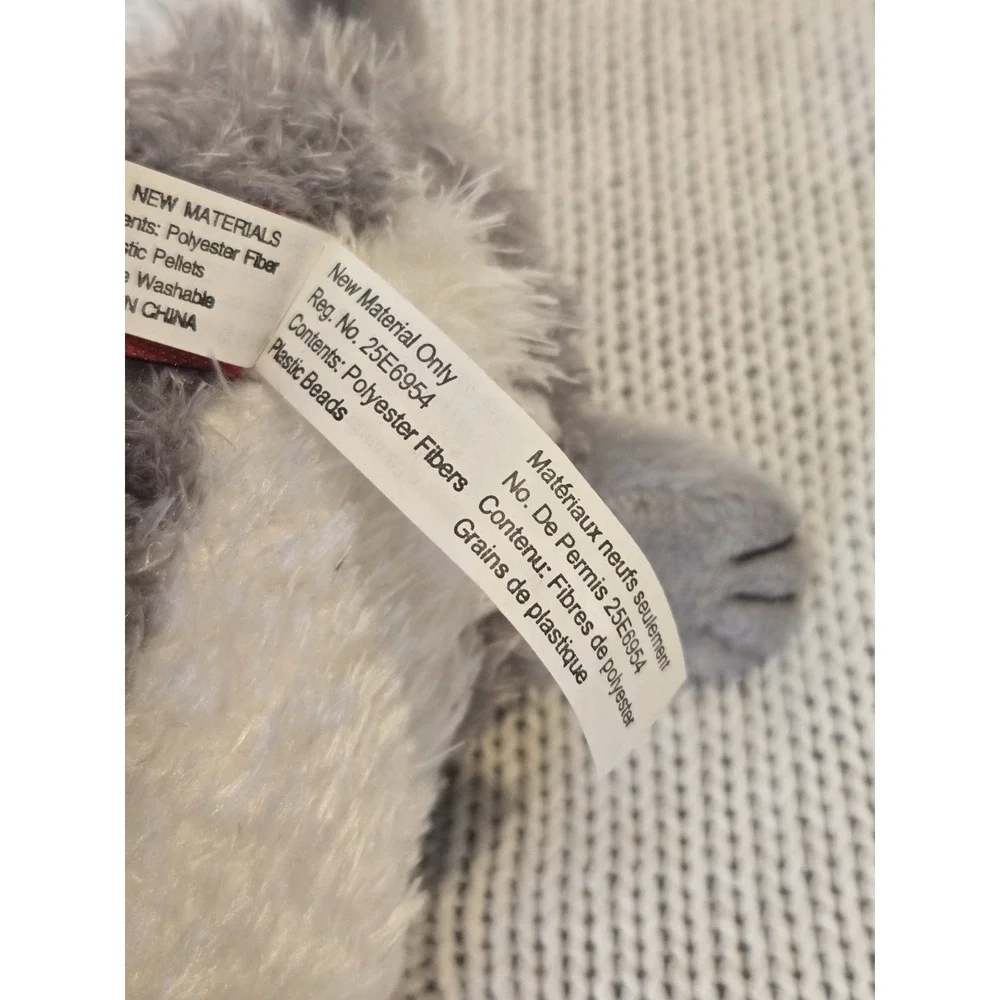 Douglas Cuddle Toys Gray Mouse Plush Stuffed Animal White Belly Long Tail 11" - Picture 7 of 11